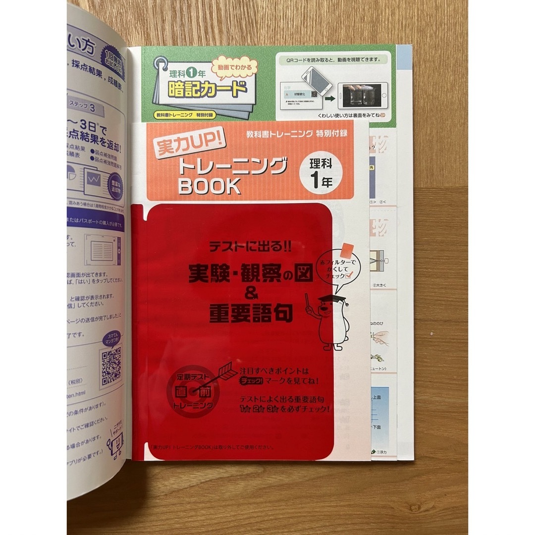 ♪教科書トレーニング 理科1年　東京書籍版　新編　新しい科学♪ エンタメ/ホビーの本(語学/参考書)の商品写真