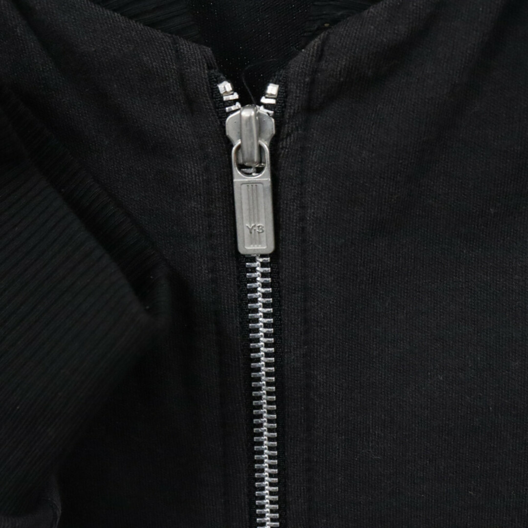 Y-3(ワイスリー)のY-3 ワイスリー Logo Zip Up Jersey ロゴジップアップジャケット ジャージ ブラック AAU001 メンズのジャケット/アウター(ブルゾン)の商品写真