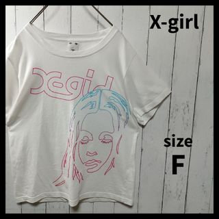 X-girl - 【X-girl】Big Logo Print Tee