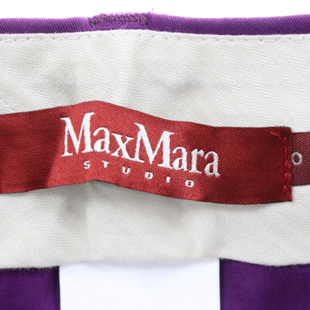 Max Mara(マックスマーラ)のMaxMara マックスマーラ センタープレス トラウザーズ スラックスパンツ パープル 61311251 07 レディース レディースのパンツ(カジュアルパンツ)の商品写真