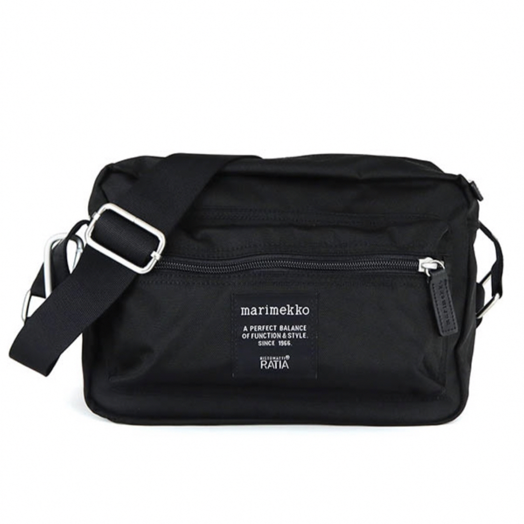 marimekko(マリメッコ)のマリメッコ　マイシングス　ショルダーバッグ　新品　ブラック レディースのバッグ(ショルダーバッグ)の商品写真