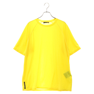 プラダ(PRADA)のPRADA プラダ 21SS ロゴ メッシュ 半袖Tシャツ イエロー(Tシャツ/カットソー(半袖/袖なし))