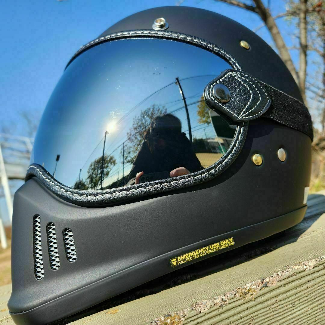 SHOEI EX-ZERO 専用設計　ゴーグル　シルバー　ミラーシールド 自動車/バイクのバイク(装備/装具)の商品写真