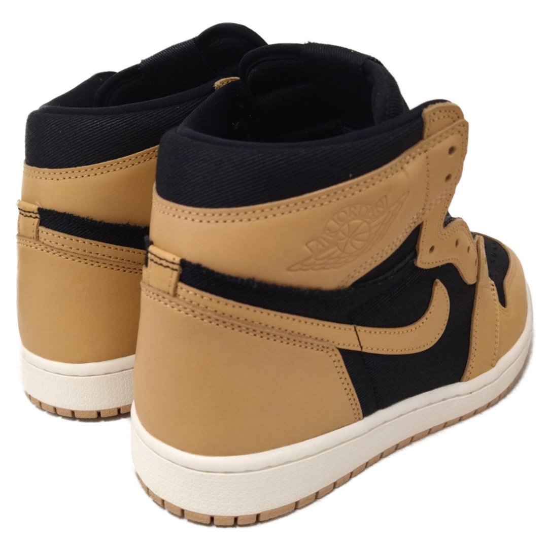 NIKE(ナイキ)のNIKE ナイキ AIR JORDAN 1 RETRO HIGH OG Vachetta Tan エアジョーダン1 レトロ ハイ バケッタ タン ハイカットスニーカー ブラック/ベージュ US10.5/28.5cm 555088-202 メンズの靴/シューズ(スニーカー)の商品写真