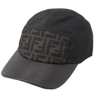 フェンディ/FENDI 帽子 メンズ BASEBALL LOGO キャップ NERO FXQ882-APVC-F0ABB _0410ff