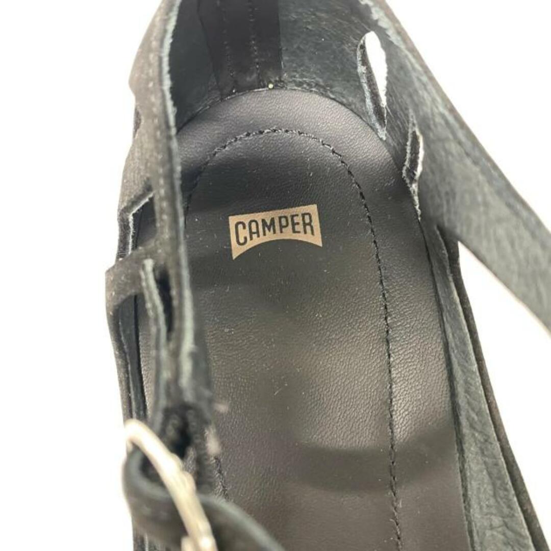 CAMPER(カンペール)のCAMPER(カンペール) パンプス 38 レディース - 黒 スエード レディースの靴/シューズ(ハイヒール/パンプス)の商品写真