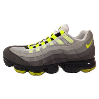 ナイキ(NIKE)のNIKE ナイキ AIR VAPORMAX 95 エアヴェイパーマックス イエローグラデ ローカットスニーカー イエロー/グレー US8/26.0cm AJ7292-001(スニーカー)