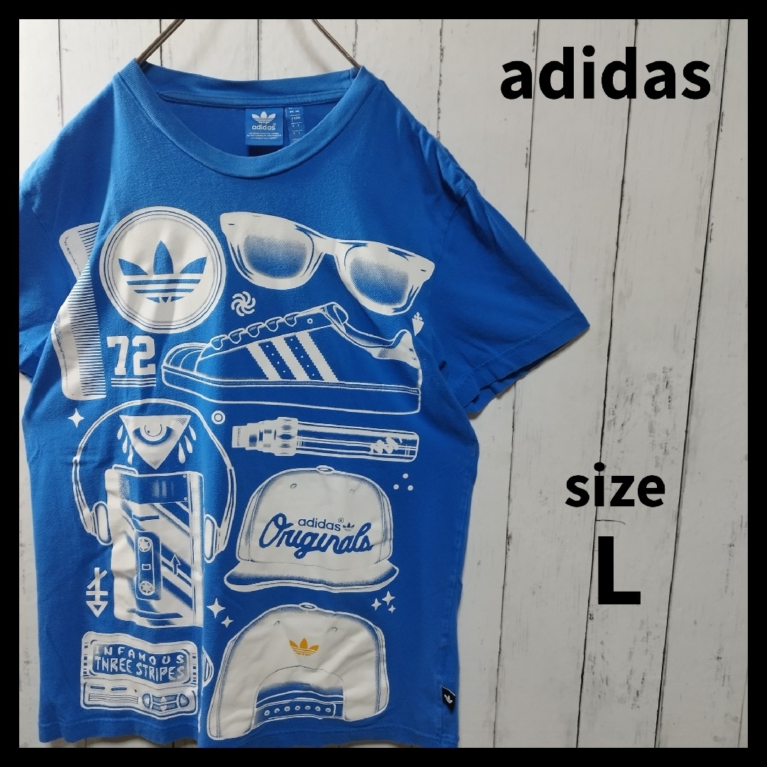 adidas(アディダス)の【adidas Originals】Item Print Tee　D1051 メンズのトップス(Tシャツ/カットソー(半袖/袖なし))の商品写真