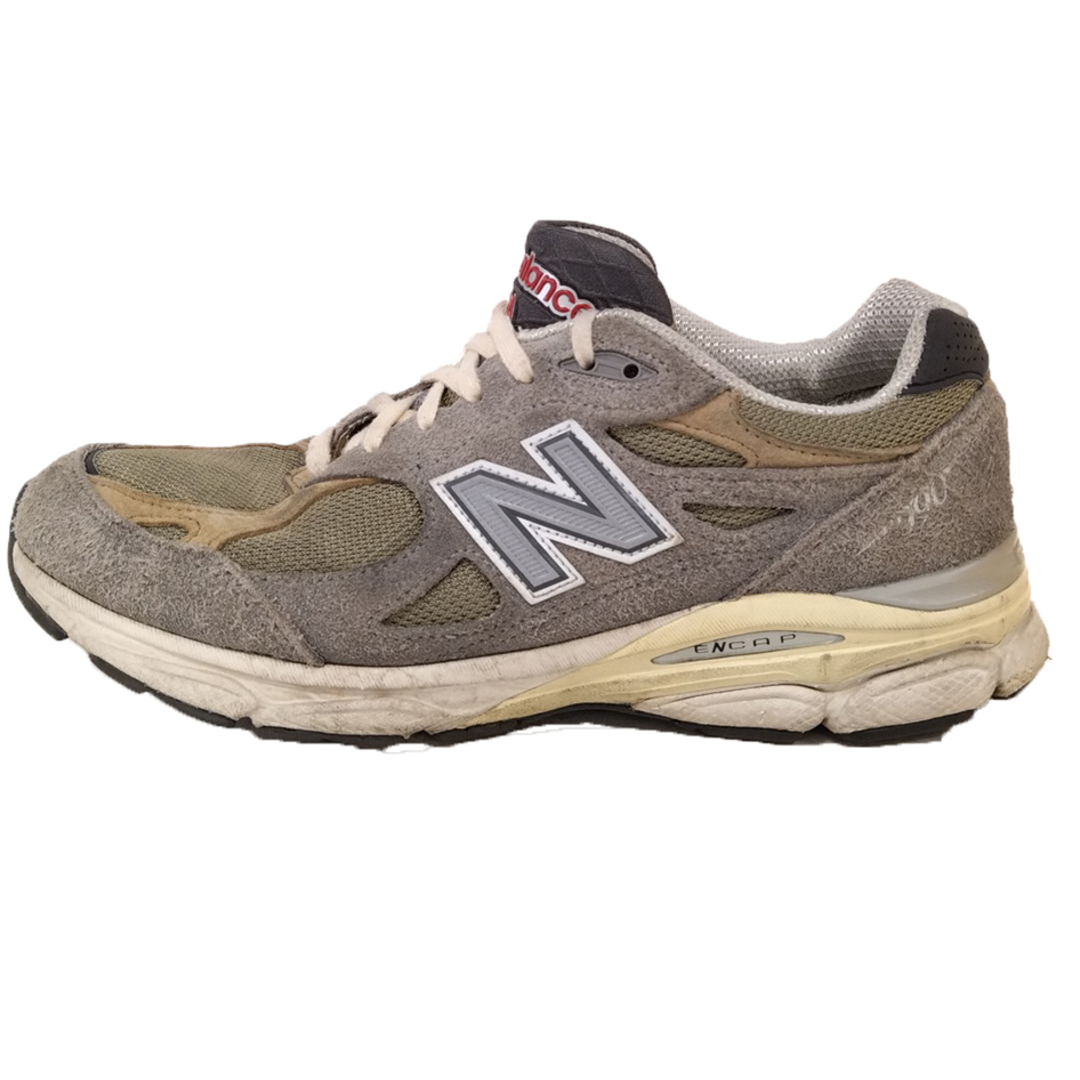 New Balance(ニューバランス)のNew Balance ニューバランス M990TG3 ローカットスニーカー グレー/ブラウン US8.5/26.5cm メンズの靴/シューズ(スニーカー)の商品写真