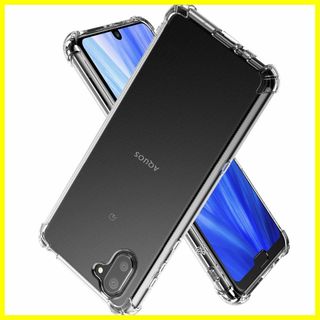 【特価商品】Hy+ AQUOS R3 SH-04L SHV44 TPU 耐衝撃ケ(その他)