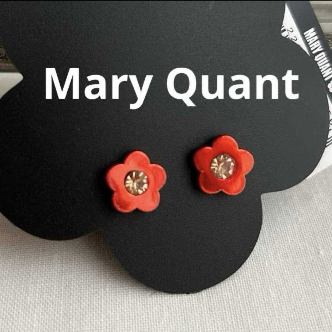 MARY QUANT(マリークワント)の新品 マリークワント ピアス 赤 レディースのアクセサリー(ピアス)の商品写真