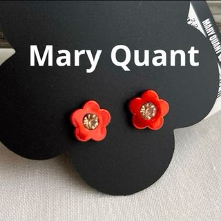 MARY QUANT - 新品 マリークワント ピアス 赤