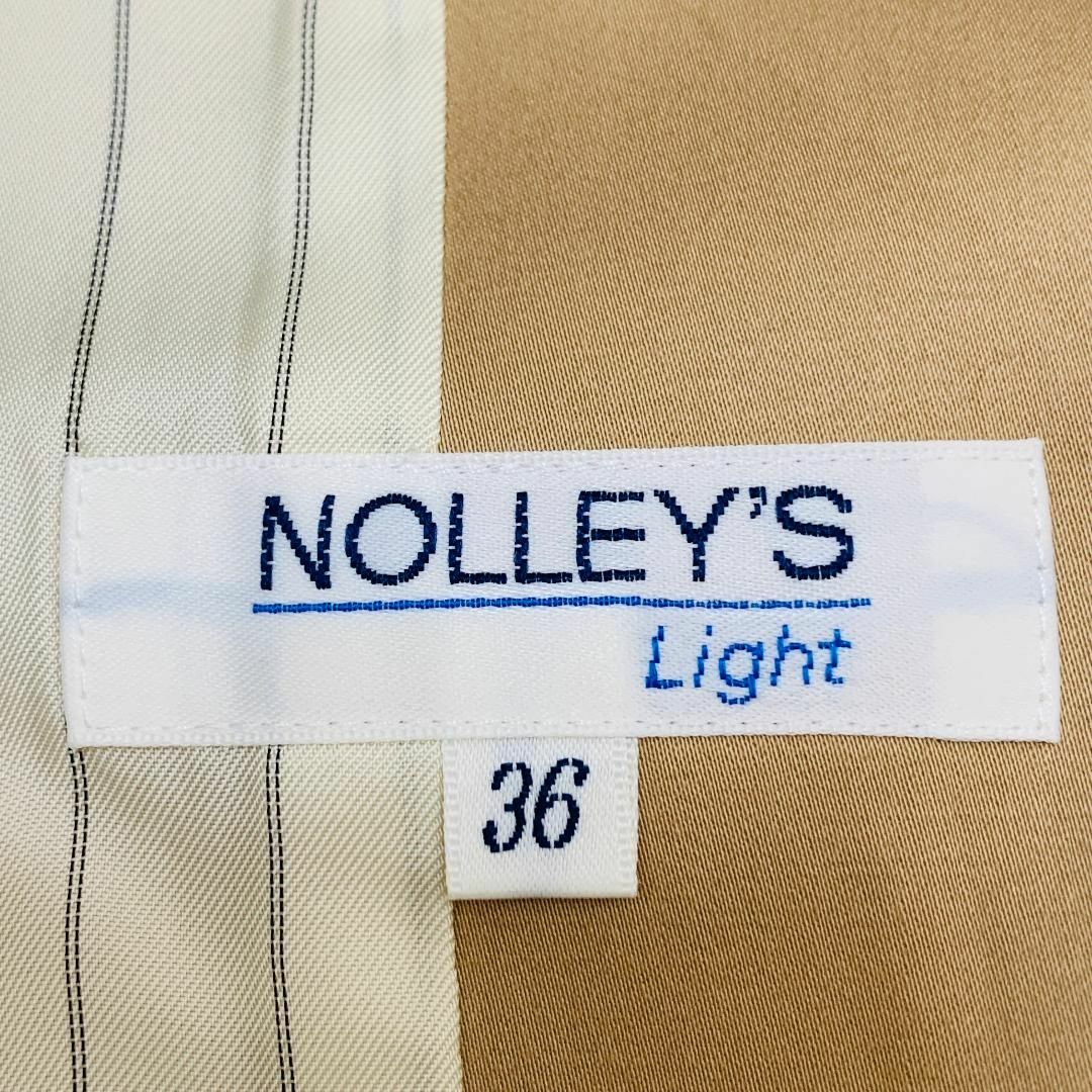 NOLLEY'S(ノーリーズ)のノーリーズ トレンチコート 比翼仕立て S相当 36 ベージュ レディースのジャケット/アウター(トレンチコート)の商品写真