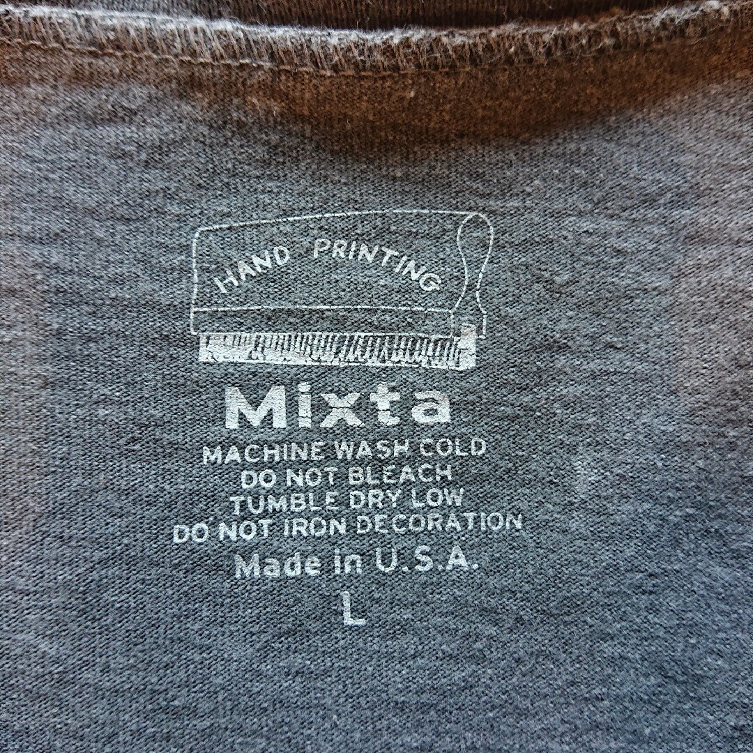 Mixta(ミクスタ)のMixta WHODA PANDA Tシャツ サイズL made in USA メンズのトップス(Tシャツ/カットソー(半袖/袖なし))の商品写真