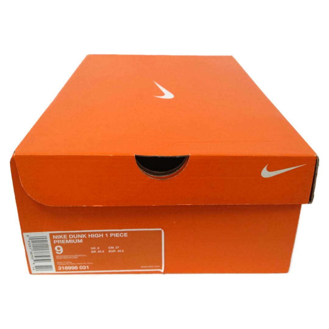 NIKE(ナイキ)のNIKE ナイキ 【観賞用 2007年製】DUNK HIGH 1 PIECE PREMIUM ダンク ハイカットスニーカー ピース プレミアム グリーン US9/27cm 318998-031 メンズの靴/シューズ(スニーカー)の商品写真