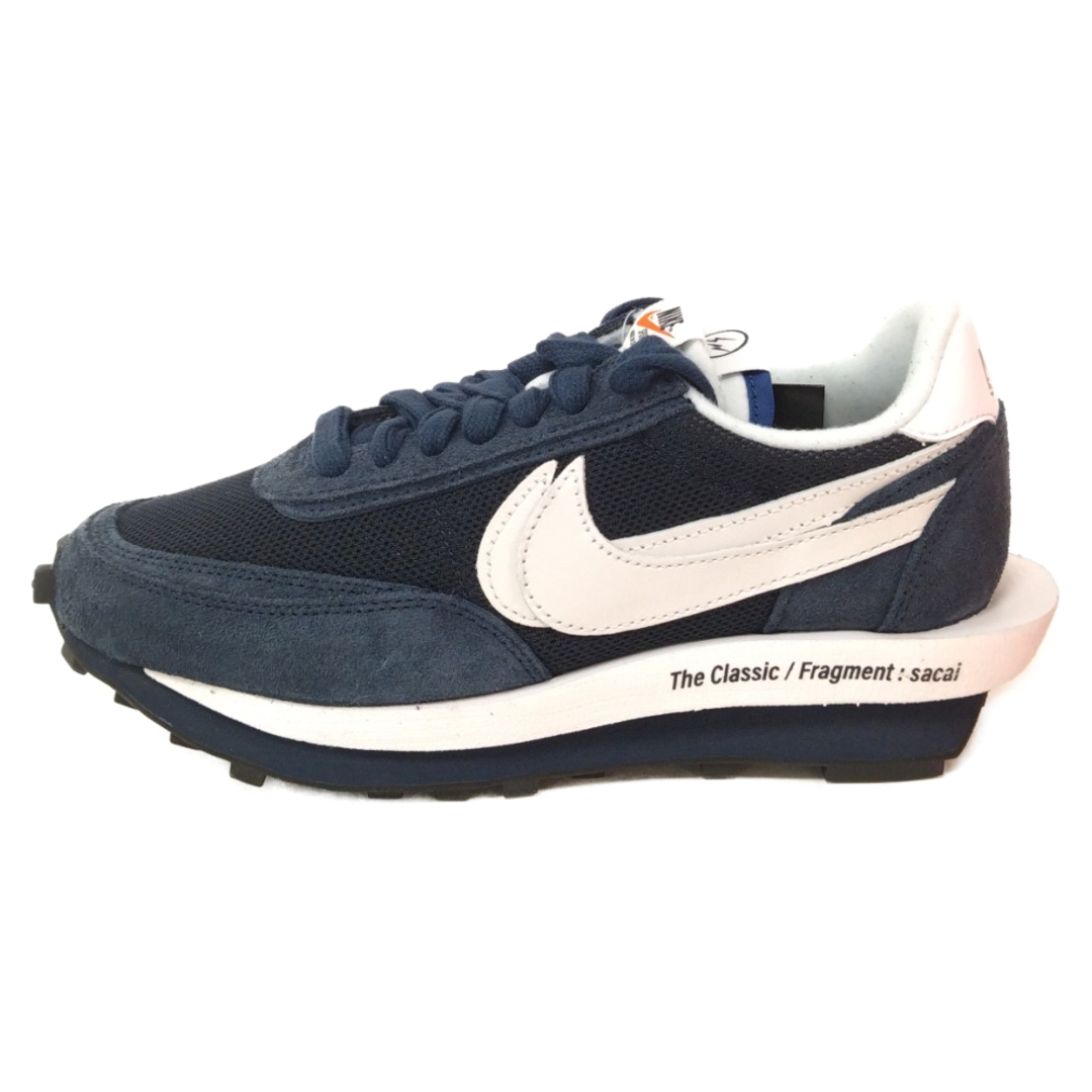 NIKE(ナイキ)のNIKE ナイキ ×Fragment×sacai LD Waffle Blackended Blue フラグメント サカイ ワッフル ローカットスニーカー ネイビー US6/24cm DH2684-400 レディースの靴/シューズ(スニーカー)の商品写真