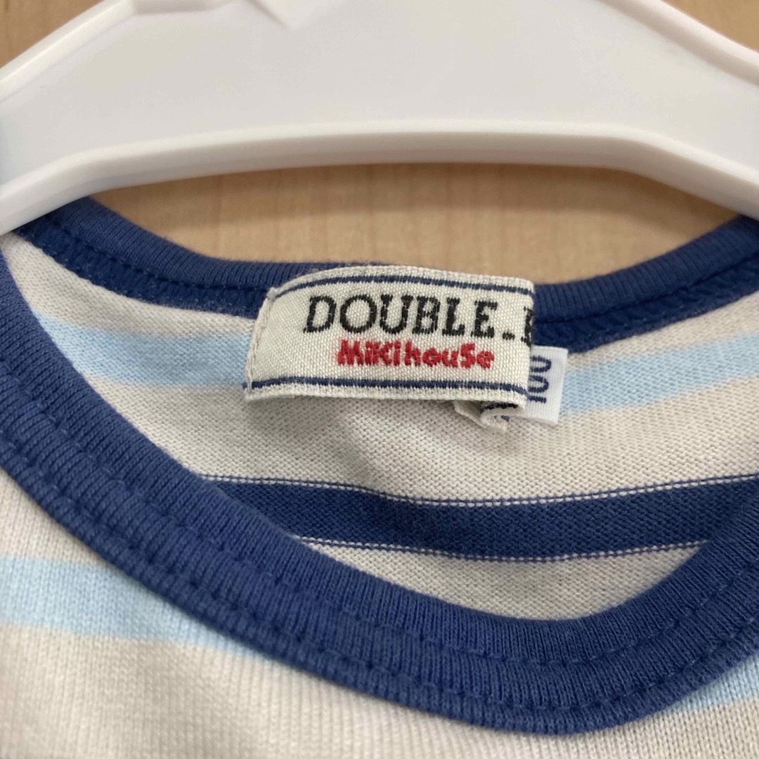 DOUBLE.B(ダブルビー)の女の子✨　100 ダブルビー　半袖　ワンピース　中古 キッズ/ベビー/マタニティのキッズ服女の子用(90cm~)(ワンピース)の商品写真