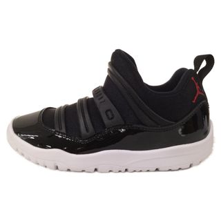 ナイキ(NIKE)のNIKE ナイキ JORDAN 11 RETRO LITTLE FLEX PS ジョーダン リトル フレックス ローカットスニーカー キッズ ブラック US12c/18cm BQ7101-002(スニーカー)