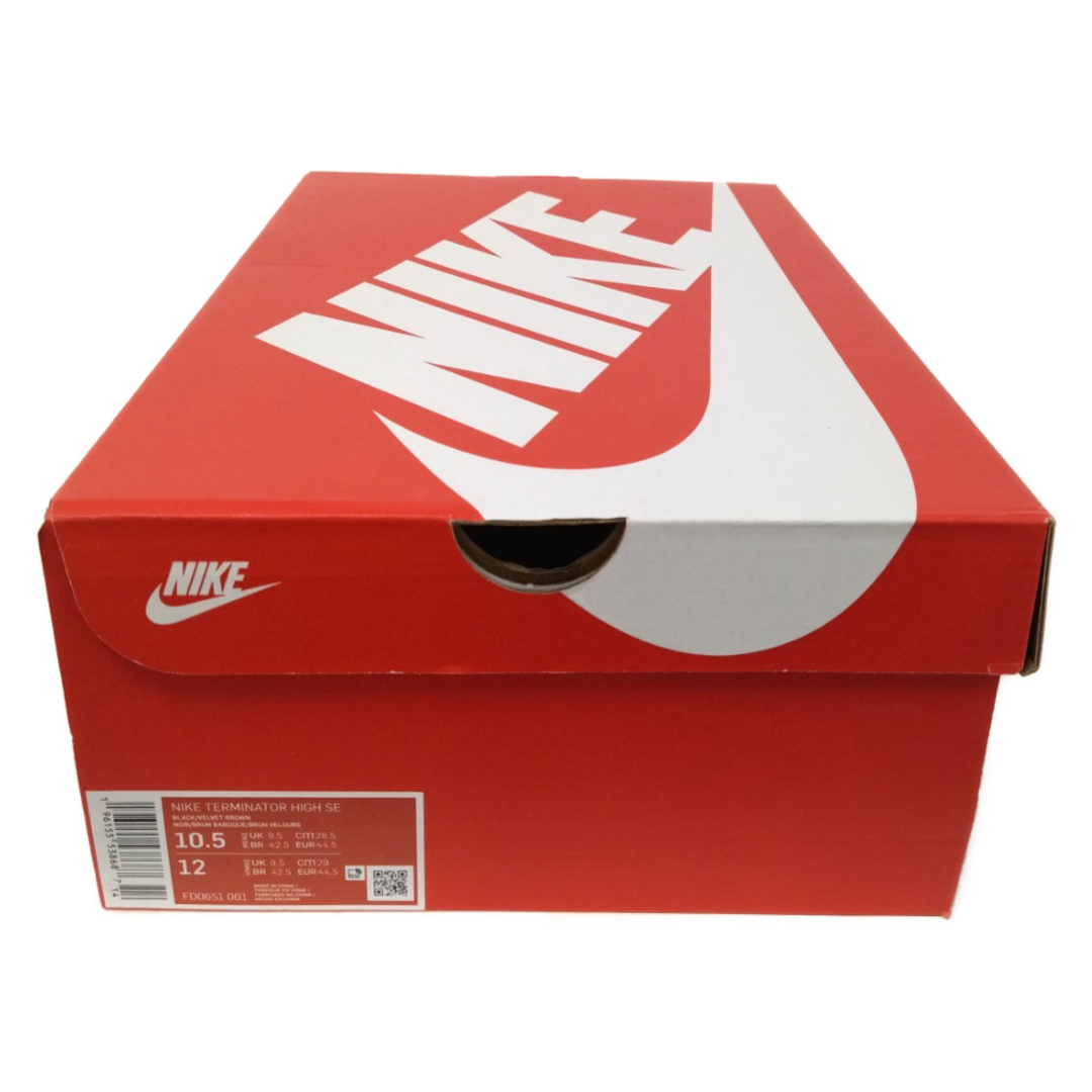 NIKE(ナイキ)のNIKE ナイキ TERMINATOR HIGH SE ターミネーター ハイカットスニーカーシューズ ブラック/ブラウン US10.5/28.5cm FD0651-001 メンズの靴/シューズ(スニーカー)の商品写真