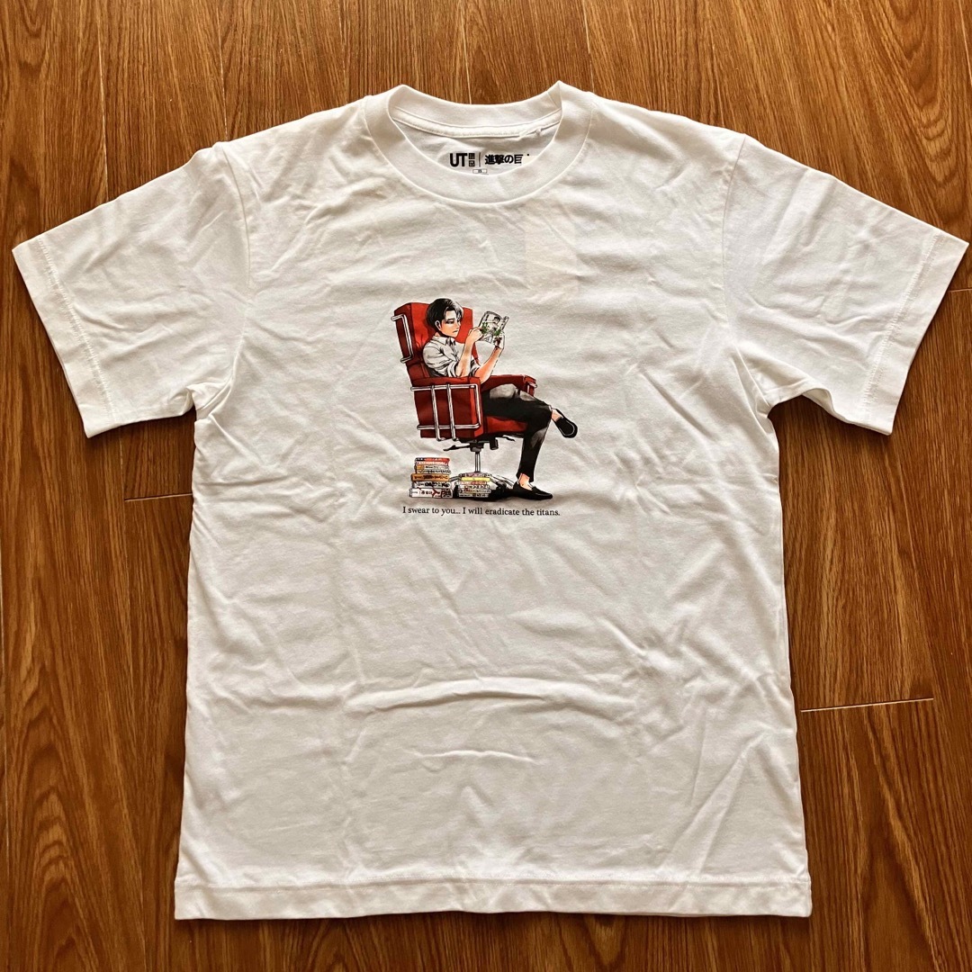 UNIQLO(ユニクロ)の進撃の巨人　UT Tシャツ　リヴァイ　UNIQLO メンズのトップス(Tシャツ/カットソー(半袖/袖なし))の商品写真