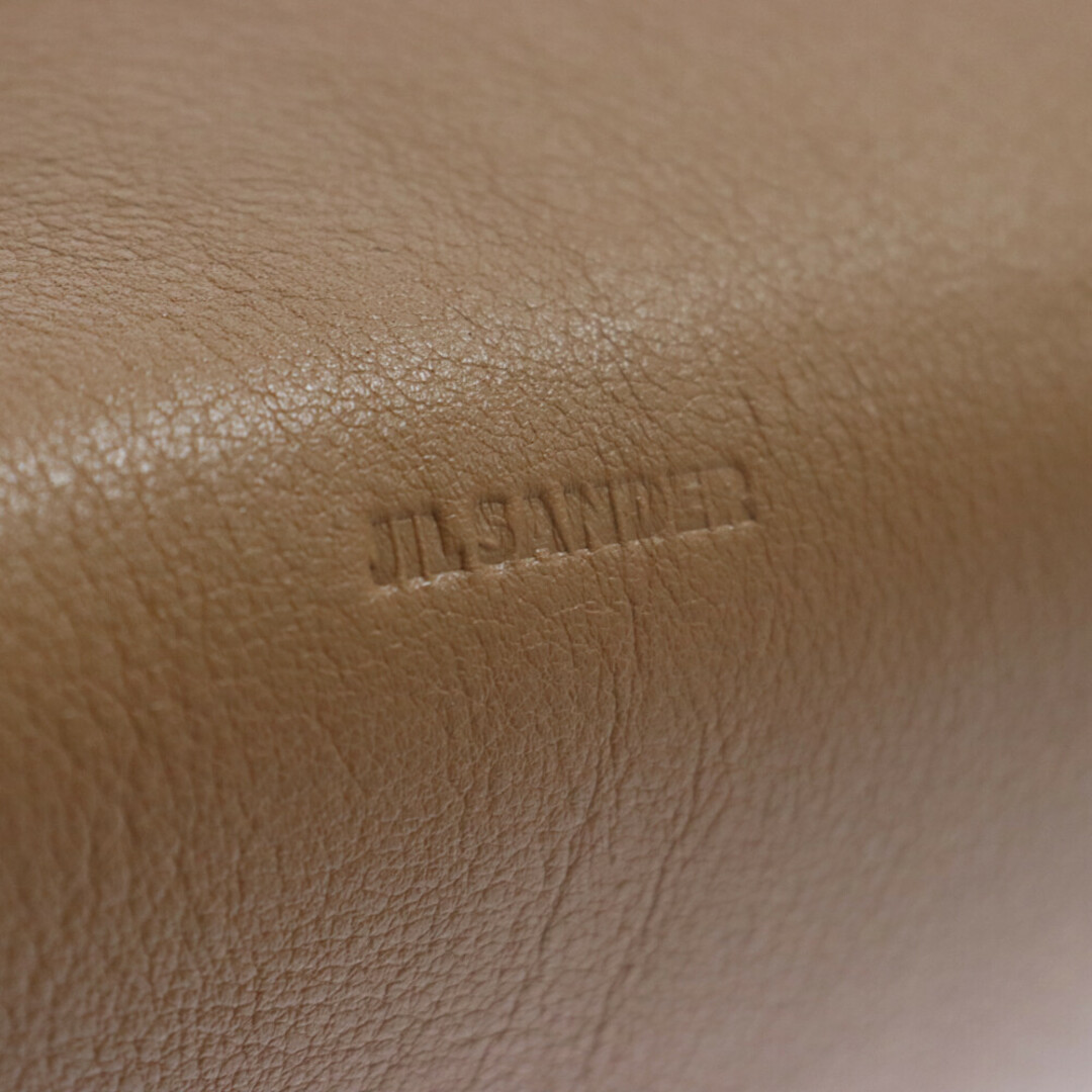 Jil Sander(ジルサンダー)のJIL SANDER ジルサンダー レザー アコーディオン ショルダーバッグ ベージュ レディースのバッグ(ショルダーバッグ)の商品写真