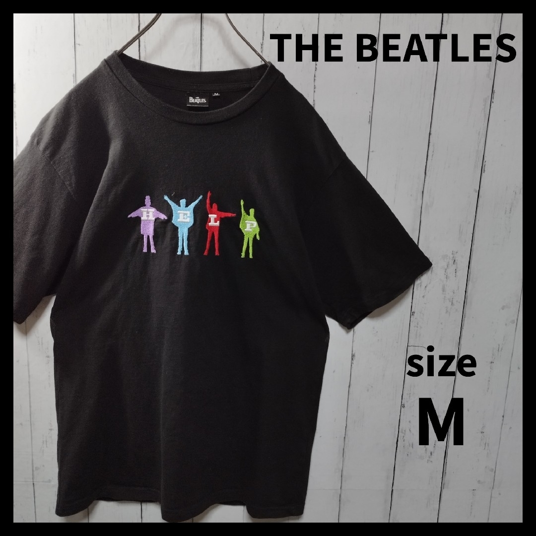 SHIPS(シップス)の【THE BEATLES】HELP Embroidery Tee　D1034 メンズのトップス(Tシャツ/カットソー(半袖/袖なし))の商品写真