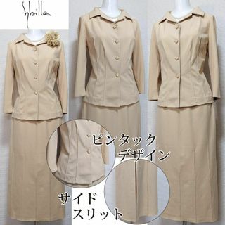 シビラ(Sybilla)の⁑【美品】シビラ　７部袖　セレモニースーツ　ロング丈タイトスカート(スーツ)