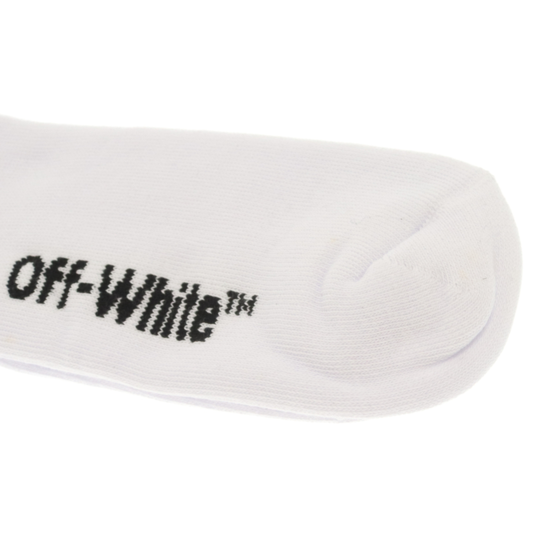 OFF-WHITE(オフホワイト)のOFF-WHITE オフホワイト 20SS ARROW MID LENGHT SOCKS アロー ミッド レングス ソックス 靴下 ホワイト OMRA001R201200230110 メンズのアクセサリー(その他)の商品写真