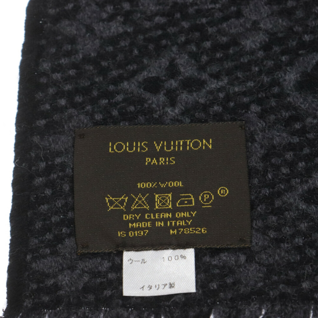 LOUIS VUITTON(ルイヴィトン)のLOUIS VUITTON ルイヴィトン エシャルプ モノグラム マフラー スカーフ ブラック M78526 メンズのファッション小物(マフラー)の商品写真