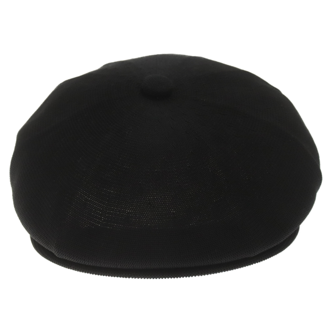 KANGOL(カンゴール)のKANGOL カンゴール ロゴ メッシュ ハンチング 帽子 ブラック メンズの帽子(ハンチング/ベレー帽)の商品写真