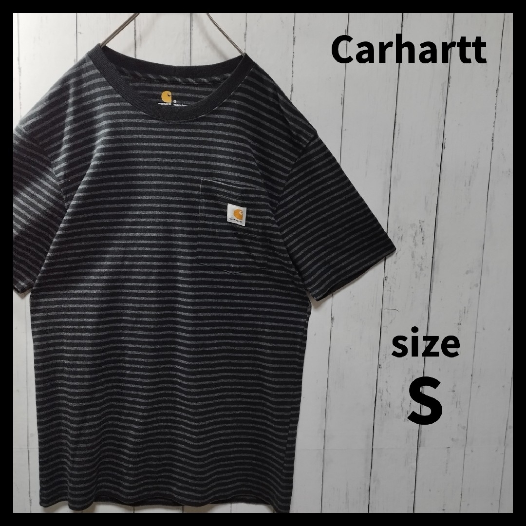 carhartt(カーハート)の【Carhartt】Striped Pocket Tee　D1033 メンズのトップス(Tシャツ/カットソー(半袖/袖なし))の商品写真
