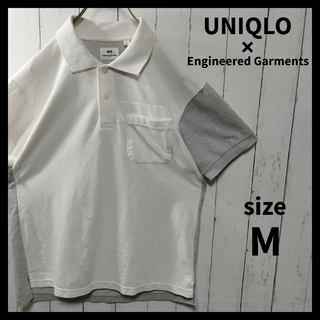 ユニクロ(UNIQLO)の【UNIQLO】ドライカノコカラーブロックポロシャツ　D1048(ポロシャツ)