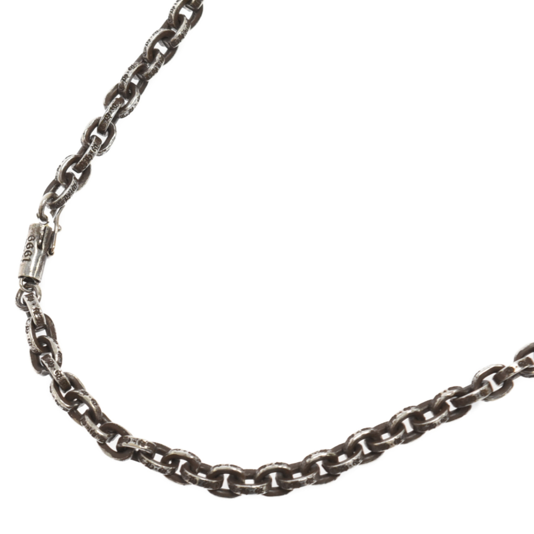 Chrome Hearts(クロムハーツ)のCHROME HEARTS クロムハーツ PAPER CHAIN 24 ペーパーチェーン24inch シルバーネックレス メンズのアクセサリー(ネックレス)の商品写真