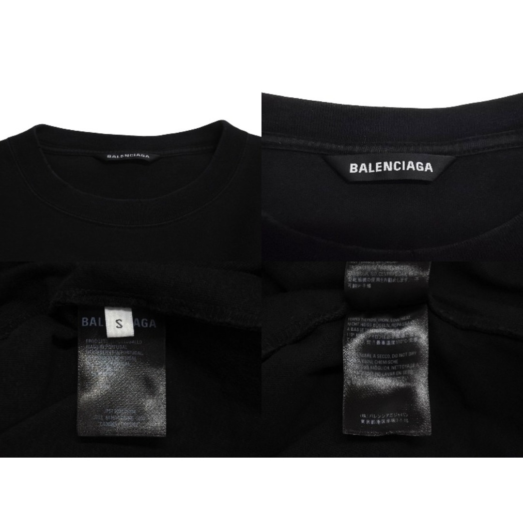 Balenciaga(バレンシアガ)のBALENCIAGA バレンシアガ BLCG Athletes Print Tee 21SS 半袖Tシャツ サイズS ブラック コットン 641614 美品 中古 63080 レディースのトップス(Tシャツ(半袖/袖なし))の商品写真