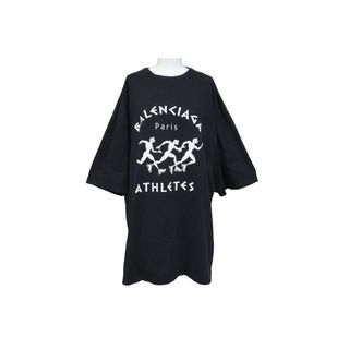 バレンシアガ(Balenciaga)のBALENCIAGA バレンシアガ BLCG Athletes Print Tee 21SS 半袖Tシャツ サイズS ブラック コットン 641614 美品 中古 63080(Tシャツ(半袖/袖なし))