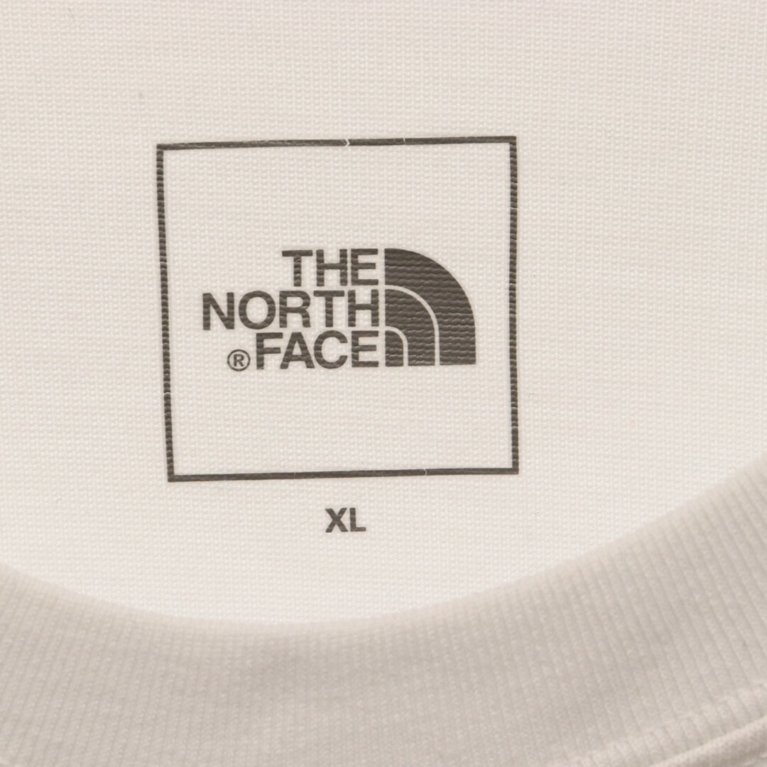 THE NORTH FACE(ザノースフェイス)のTHE NORTH FACE ザノースフェイス 23SS Small Box Logo Tee スモールボックスロゴ クルーネック長袖Tシャツ ホワイト NT32342 メンズのトップス(シャツ)の商品写真