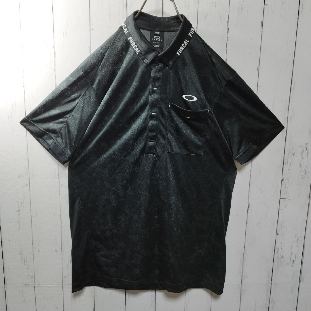 Oakley(オークリー)の【OAKLEY】Shadow Patterned Polo Shirt　1032 メンズのトップス(ポロシャツ)の商品写真