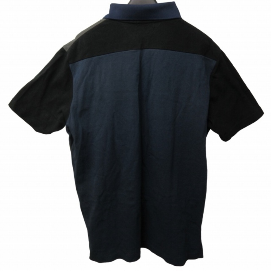 アルチビオ 近年 鹿の子ポロシャツ ロゴ プリント 切替 50 XL相当 メンズのトップス(ポロシャツ)の商品写真