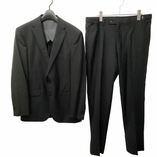 パーソンズ(PERSON'S)のパーソンズ スーツ テーラードジャケット セットアップ パンツ AB-5 黒(スーツジャケット)