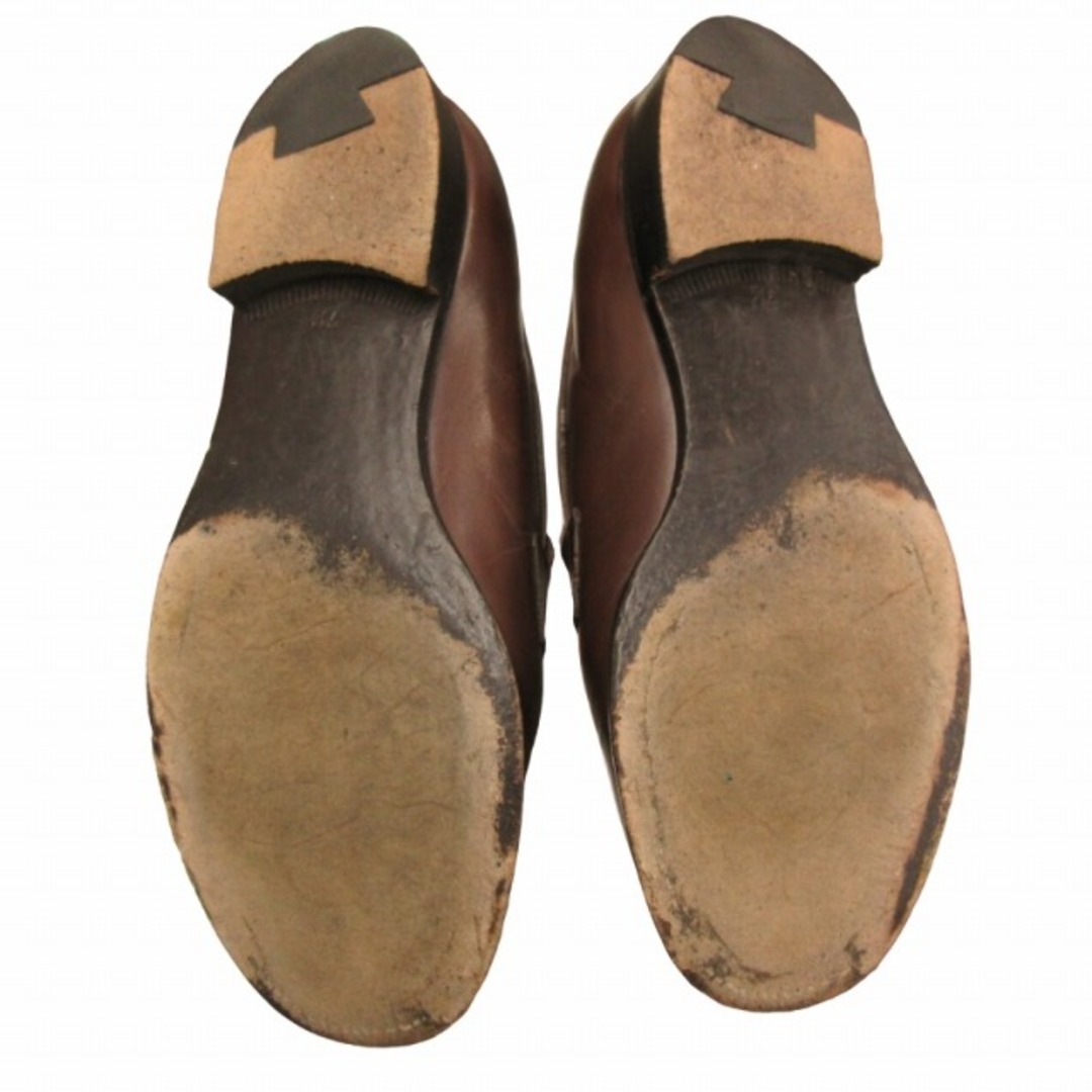 マルティニーク コインローファー ペニーローファー レザー 革靴 茶 7 1/2 メンズの靴/シューズ(スリッポン/モカシン)の商品写真