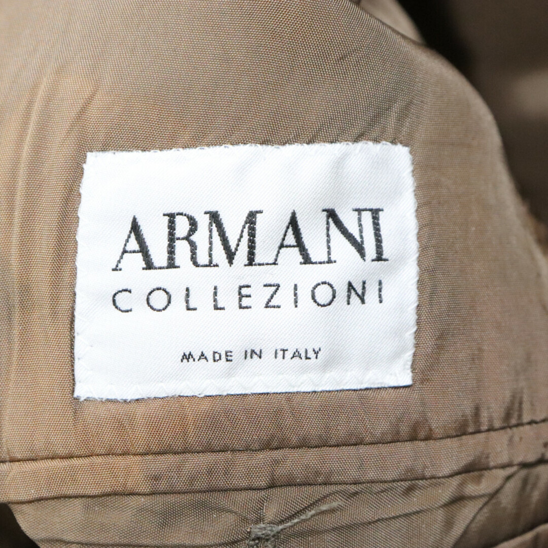 ARMANI COLLEZIONI(アルマーニ コレツィオーニ)のARMANI COLLEZIONI アルマーニ コレツィオーニ テーラードジャケット ブラウン 878002 メンズのジャケット/アウター(テーラードジャケット)の商品写真