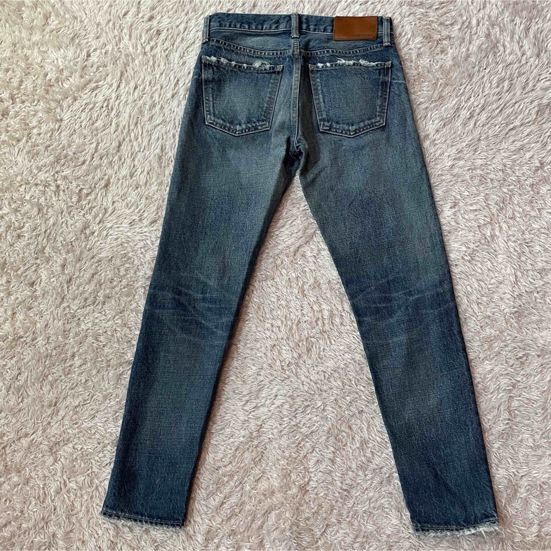 moussy(マウジー)のMOUSSY MV Ashton Tapered クラッシュ ダメージ24 レディースのパンツ(デニム/ジーンズ)の商品写真