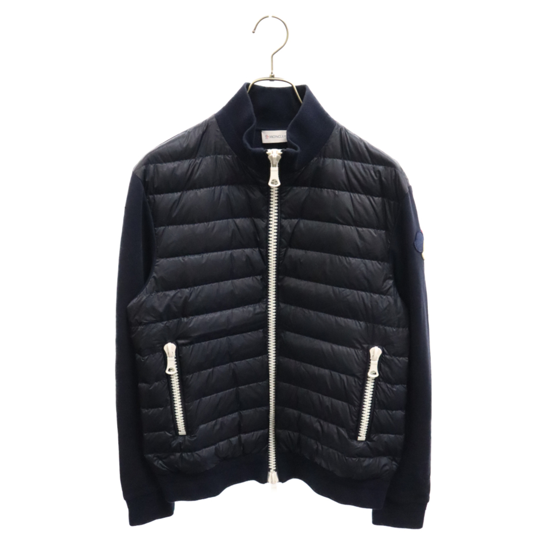 MONCLER モンクレール MAGLIA CARDIGAN マグリアカーディガンスウェット切替 ダウンジャケット アウター ブラック  C10918405500 80985 | フリマアプリ ラクマ