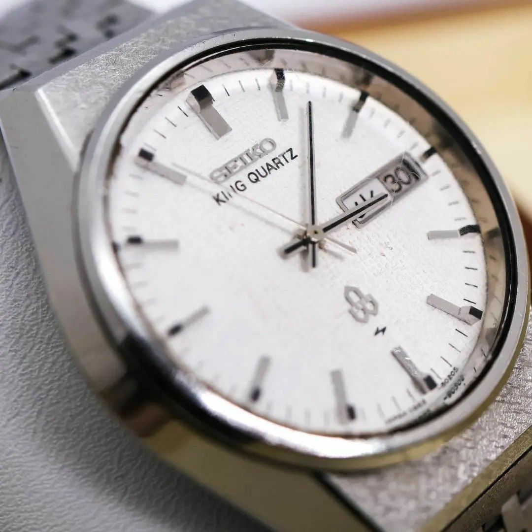 SEIKO(セイコー)の◆希少 稼働 SEIKO KING QUARTZ 腕時計 デイデイト メンズ p メンズの時計(腕時計(アナログ))の商品写真