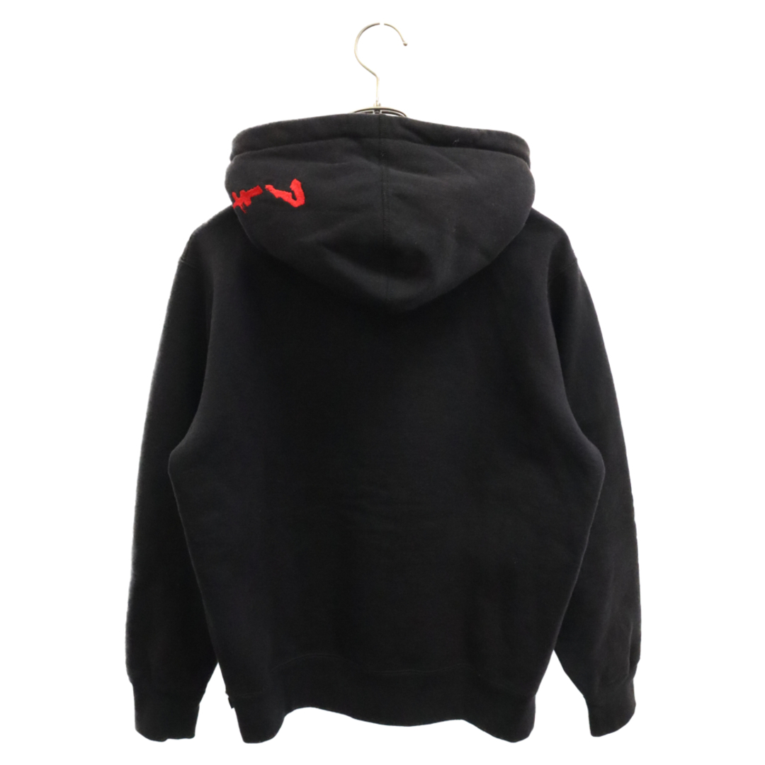 Supreme(シュプリーム)のSUPREME シュプリーム 17AW×AKIRA Arm Hooded Sweatshirt アキラ パッチワーク フーデッド スウェットシャツ ブルオーバー パーカー ブラック メンズのトップス(パーカー)の商品写真