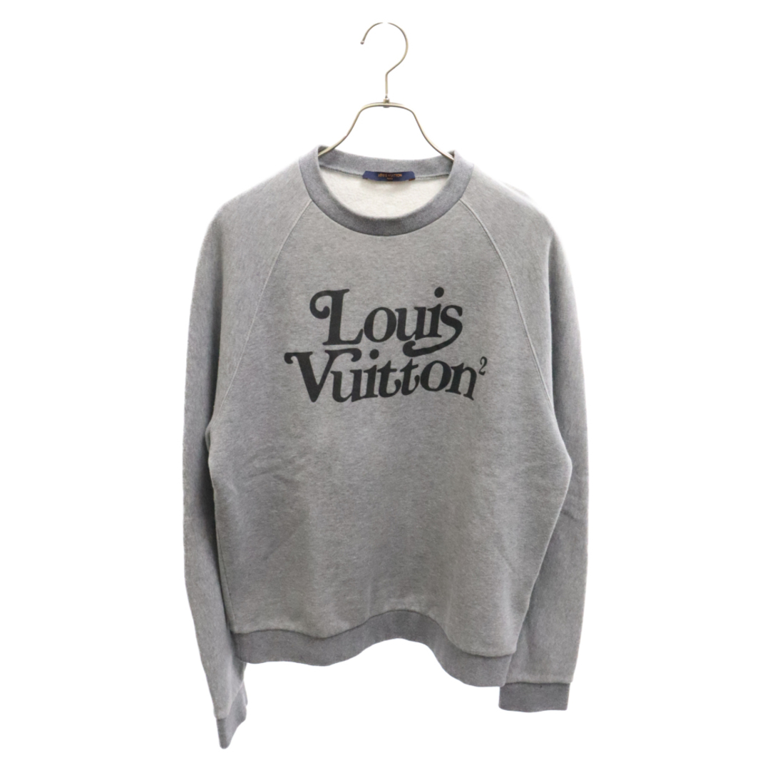 LOUIS VUITTON(ルイヴィトン)のLOUIS VUITTON ルイヴィトン 20AW ×NIGO スクエアードLVクルーネックスウェット トレーナー フロントロゴ グレー RM202M UYR HJY13W メンズのトップス(スウェット)の商品写真