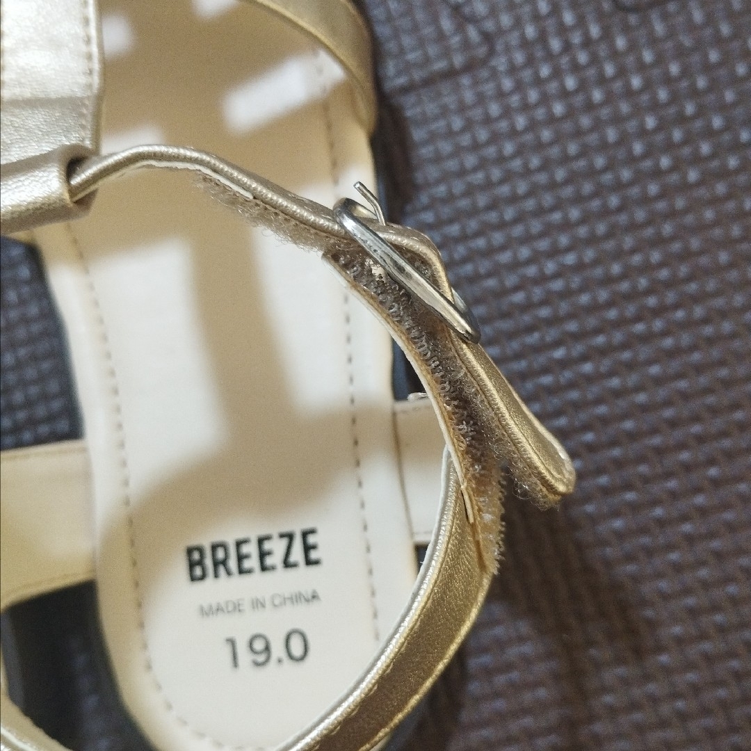 BREEZE(ブリーズ)の新品☆19cm グラディエーターサンダル キッズ/ベビー/マタニティのキッズ靴/シューズ(15cm~)(サンダル)の商品写真