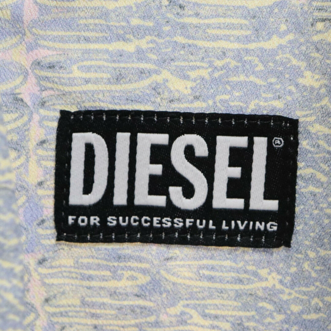 DIESEL(ディーゼル)のDIESEL ディーゼル C-Gisey-Aop Dロゴ レーヨン長袖シャツ レディース マルチカラー メンズのトップス(シャツ)の商品写真