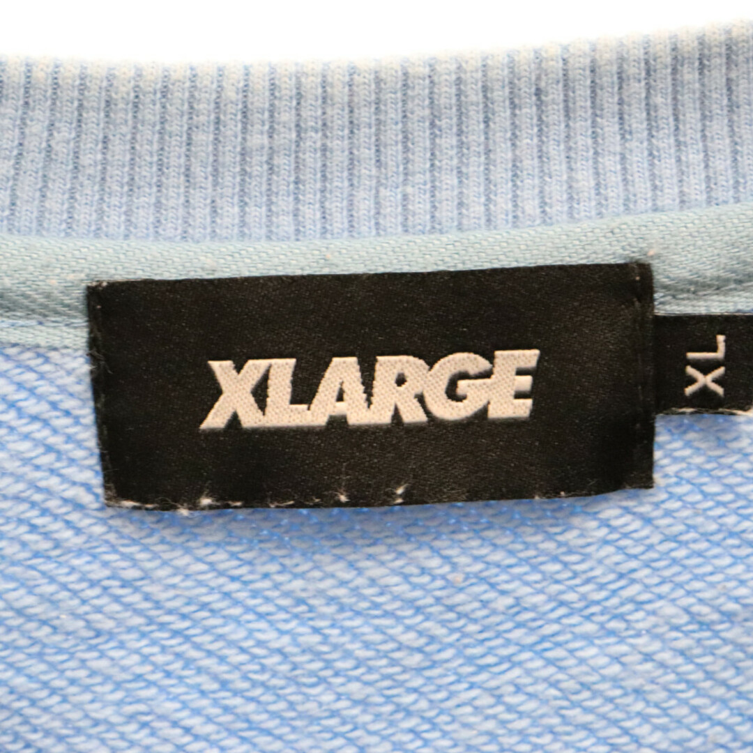XLARGE(エクストララージ)のX-LARGE エクストララージ Airbrushed Keith Crewneck Sweat エアーブラッシュド キース プリント クルーネック スウェット トレーナー ブルー 01193231 メンズのトップス(スウェット)の商品写真