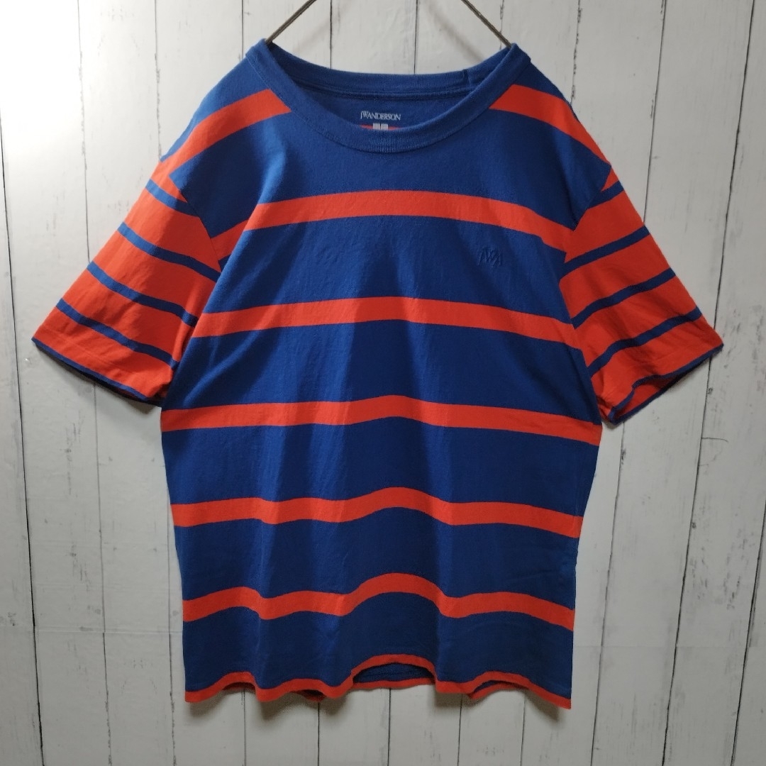 UNIQLO(ユニクロ)の【UNIQLO × JW ANDERSON】ボーダーTシャツ（半袖）　完売品 メンズのトップス(Tシャツ/カットソー(半袖/袖なし))の商品写真